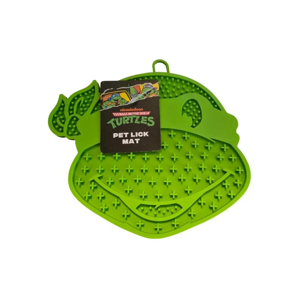 Teenage Mutant Ninja Turtles Dog Bowl & Lick Mat Bundle New